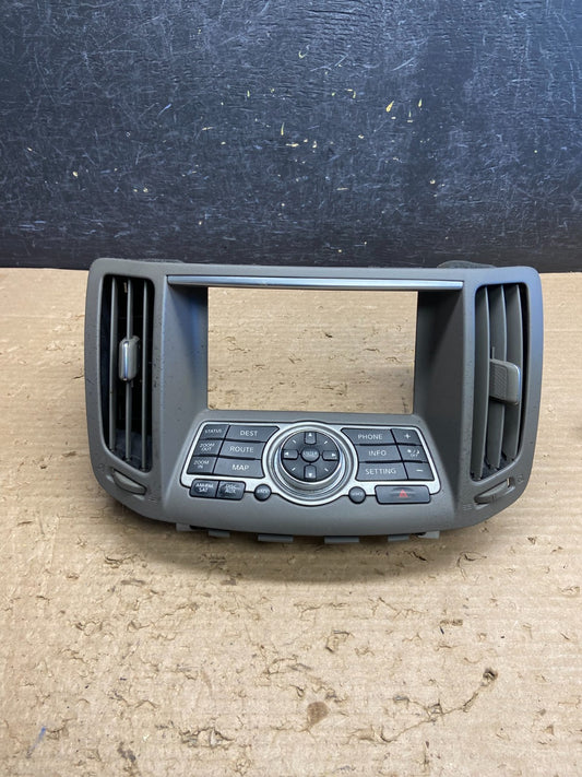 2007 - 2015 Infiniti G35 G37 Radio Player Screen Panel Bezel AG8781 DG0