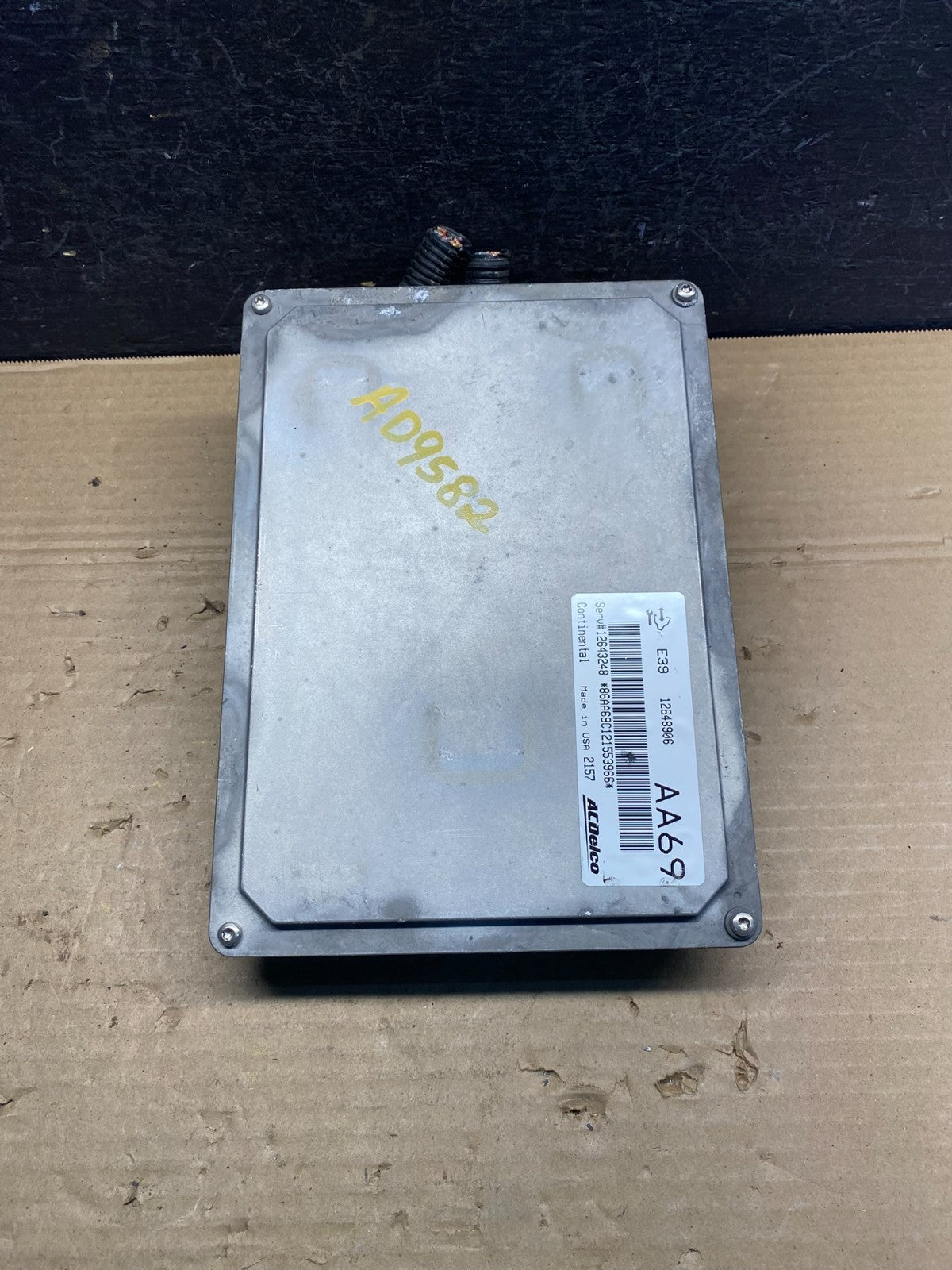 2012 Chevrolet Equinox Ecu Engine Control Module Unit Ecm 12648906 AD9582 DW1