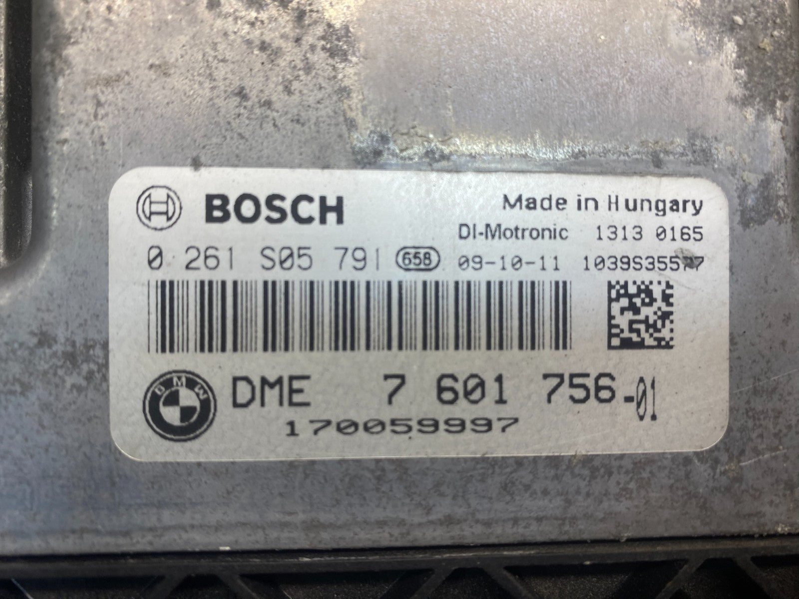 2009 to 2012 Mini Cooper Engine Computer Ecu Pcm Ecm Pcu AD1465 DG2