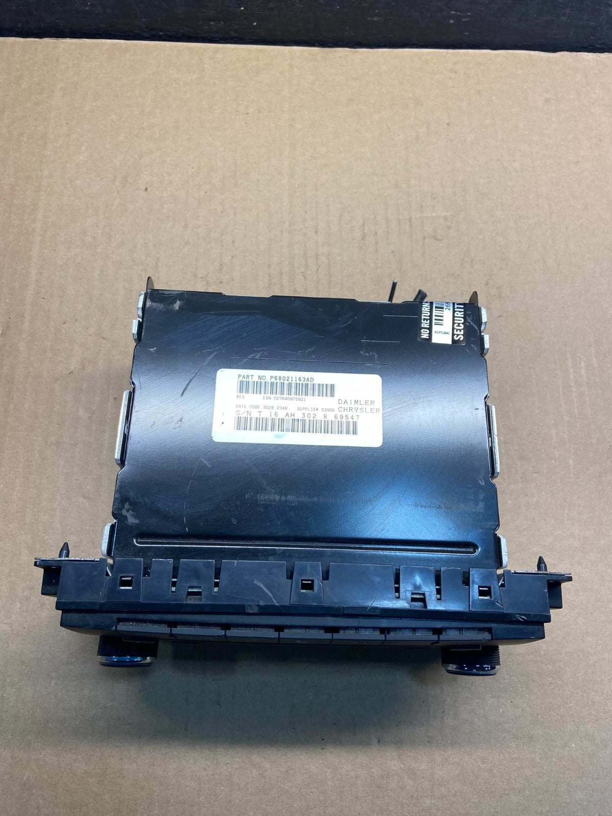 2007-2012 Chrysler Dodge Jeep Ram Radio CD MP3 AUX Receiver af9380 DG3