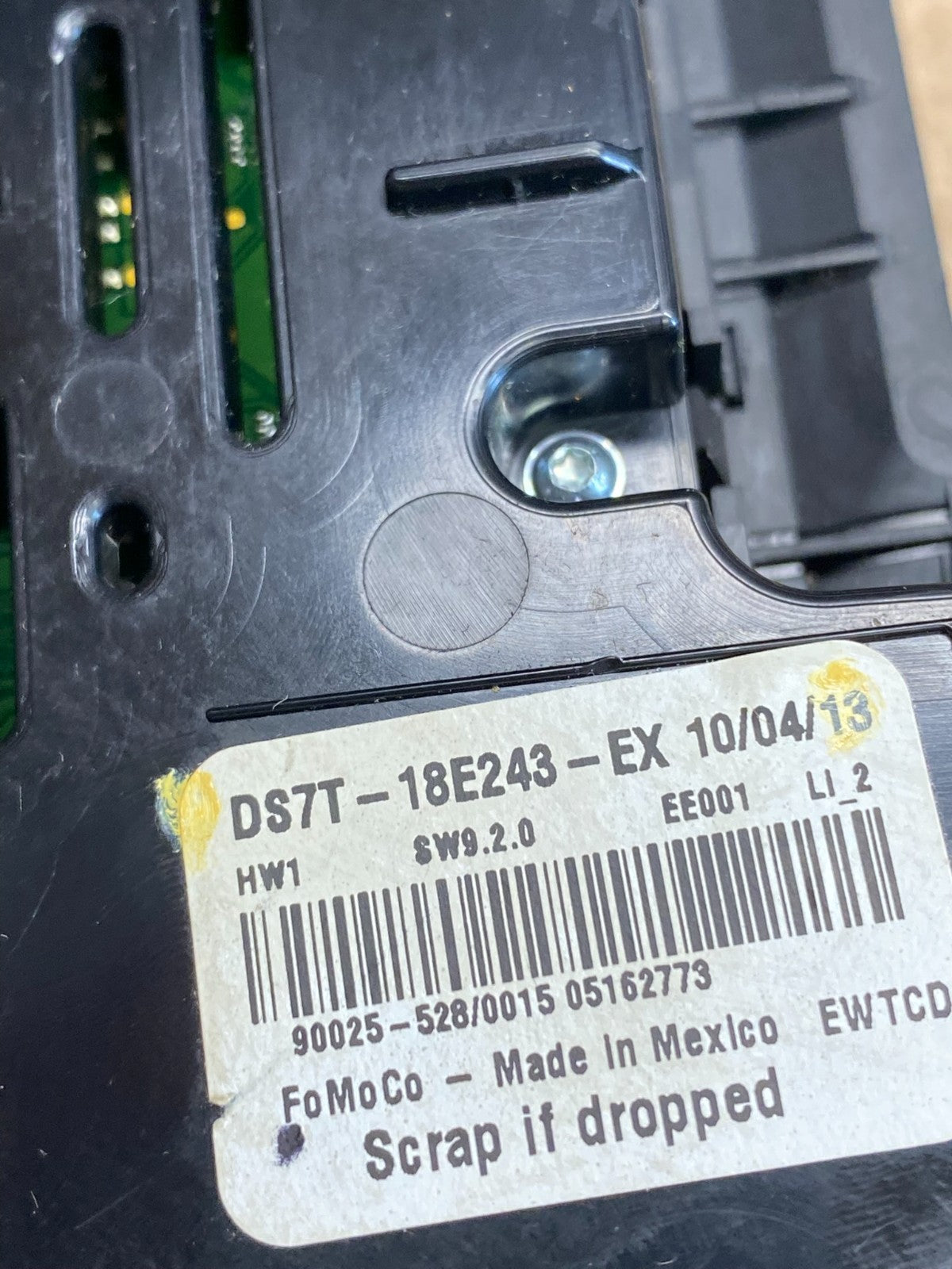 2013 to 2015 Ford Fusion Radio Climate Control A/C Control AG0067 DG5
