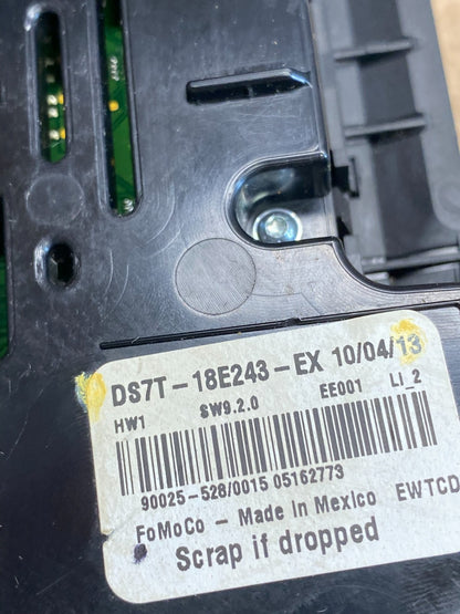 2013 to 2015 Ford Fusion Radio Climate Control A/C Control AG0067 DG5