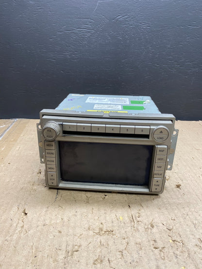 2008 Lincoln Navigator Radio Stereo CD Disc Player Screen GPS Navi ab5654DG1