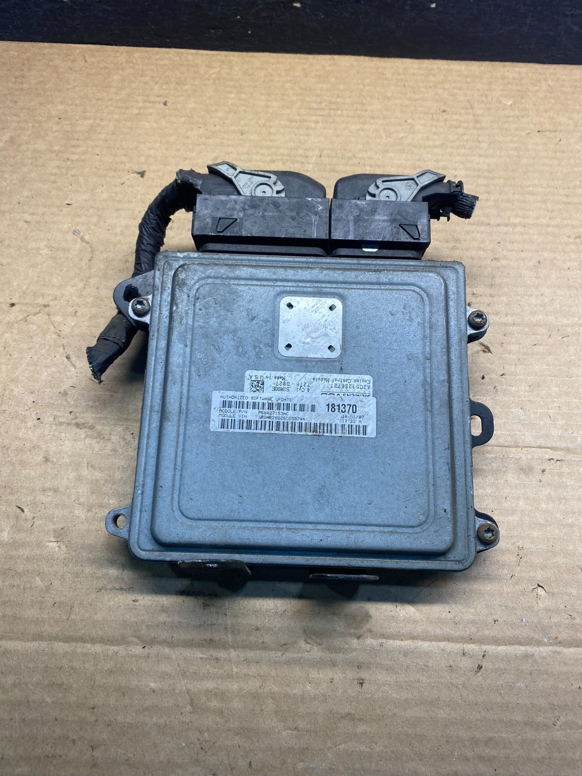 2007 to 2010 Dodge Caliber ECM Engine Computer Module ECU af7564 DG0