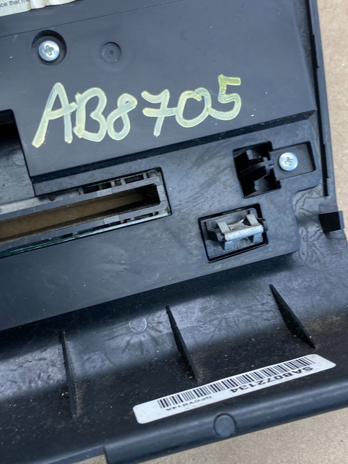 2011 to 2014 Dodge Charger Audio Climate Control Panel AB8705 DG7