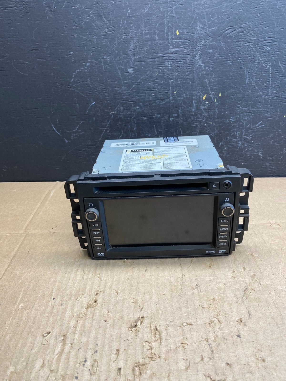 2007 to 2014 Chevrolet GMC Cadillac Radio Navigation Screen Display AB9655 DG0