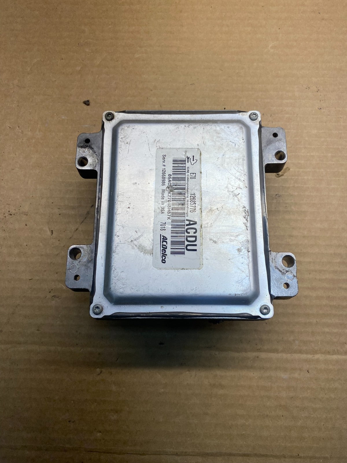 2017-2018 Chevrolet Trax Sonic Ecu Engine Control Module Ecm 12668986 af4097 DG1