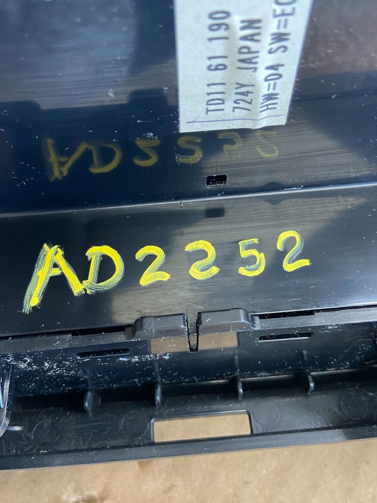 2010 - 2015 Mazda CX-9 Radio Dash Trim Bezel W/Vent AC Climate Control AD2252 DG5