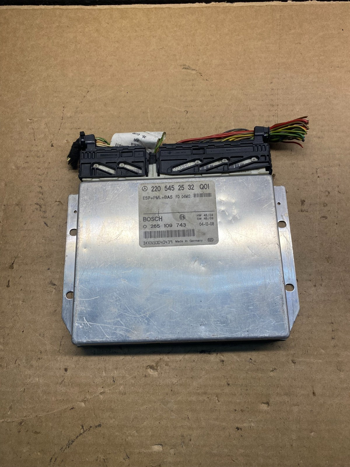 2003 - 2006 Mercedes S430 S500 ABS ESP Control Module Unit AD9988 DG0