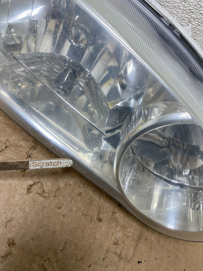 2001-2002 Toyota Corolla Left+Right Side Halogen Headlights V3834 DW4