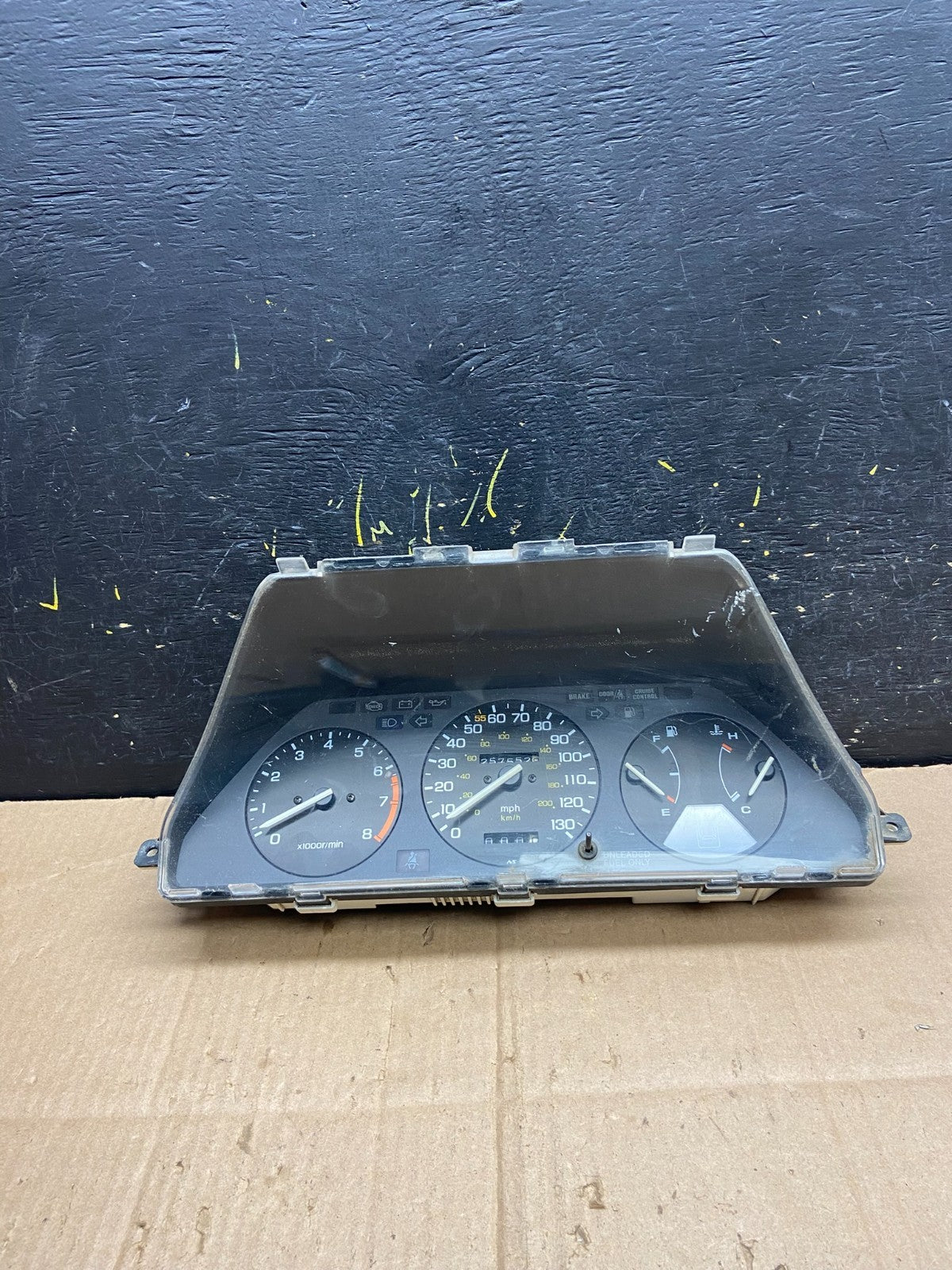 1986 to 1989 Honda Accord LXI OEM Used Auto Gauge Cluster AA81050