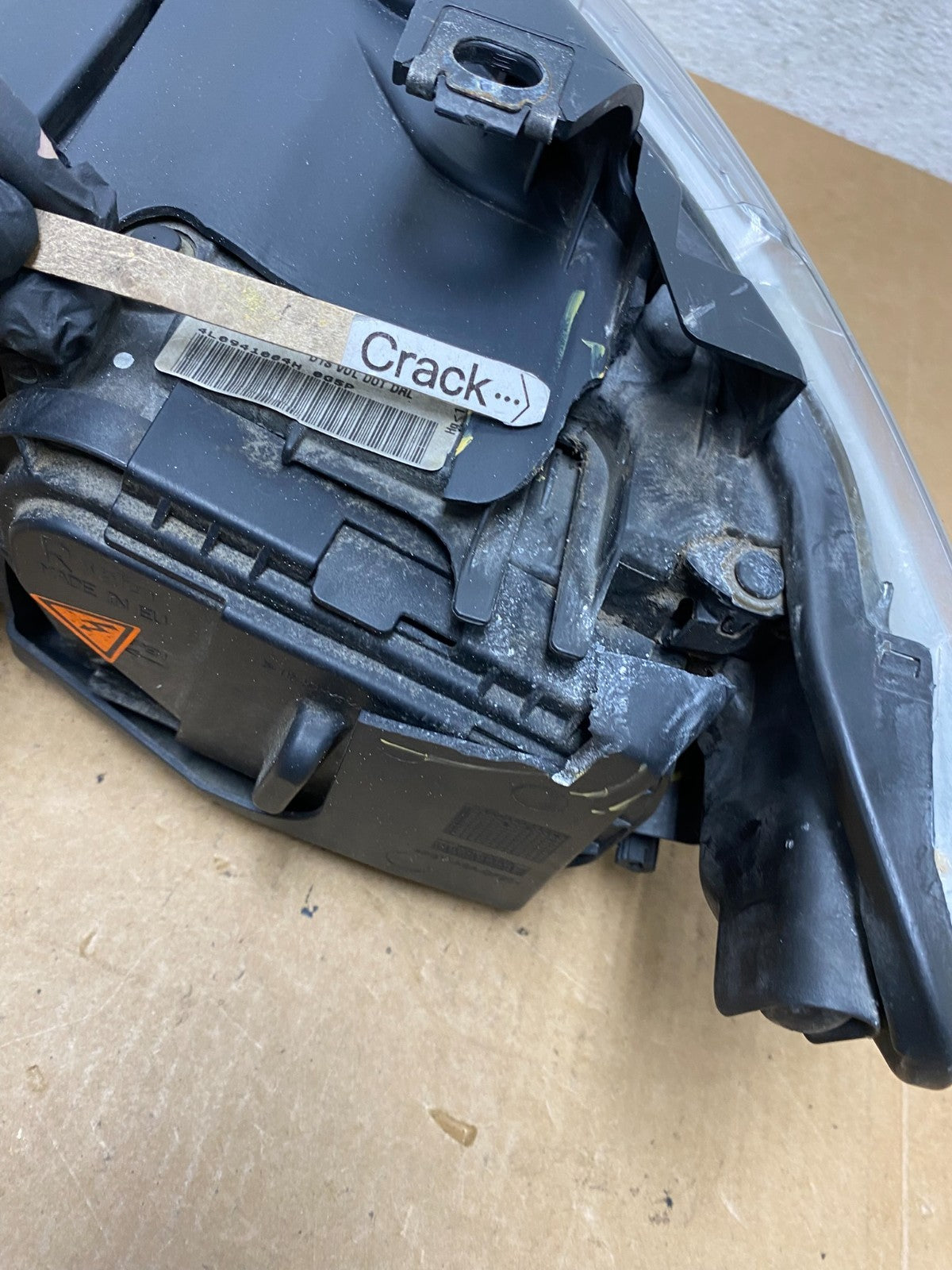 2007- 2009 Audi Q7 Right Passenger RH Side Xenon Hid Headlight AE3069 DW5