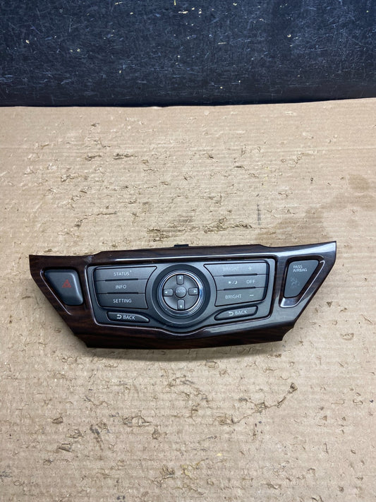 2013 to 2018 Nissan Pathfinder Radio Audio Information Control AH1148 DG0