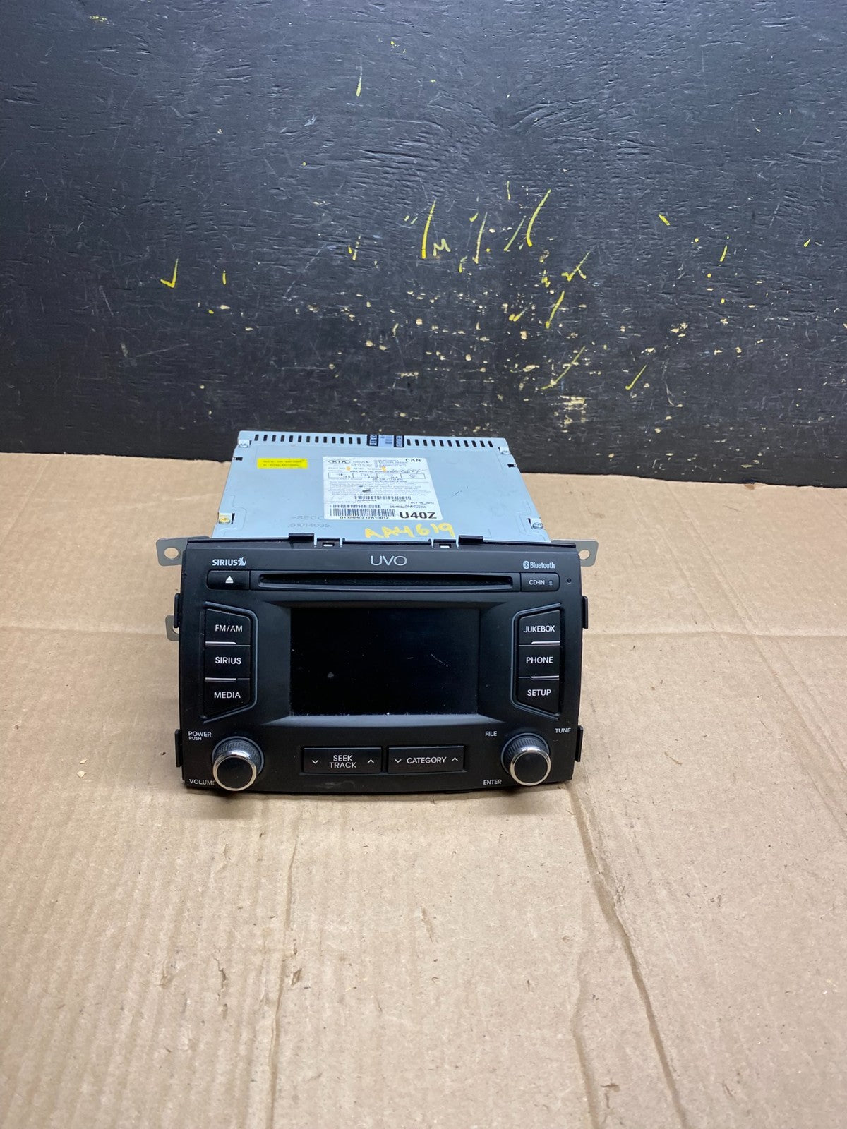 2012 2013 Kia Sorento AM/FM CD Radio Control Panel Screen Display AA4619 DG0