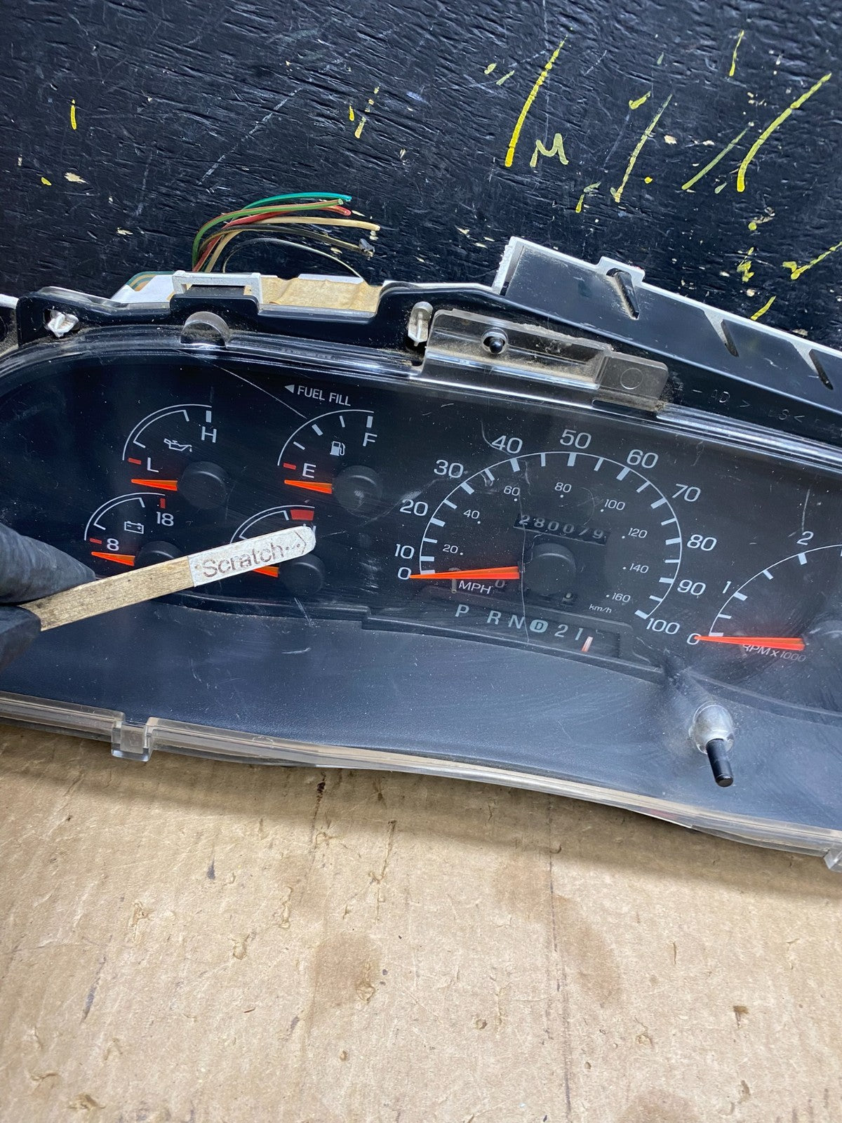 1999 - 2001 Ford F150 F-150 Speedometer Cluster Gauge Oem z7124 DG1