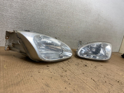 1999 2000 Hyundai Elantra Left+Right Side Set Halogen Headlights AA8542 DG2