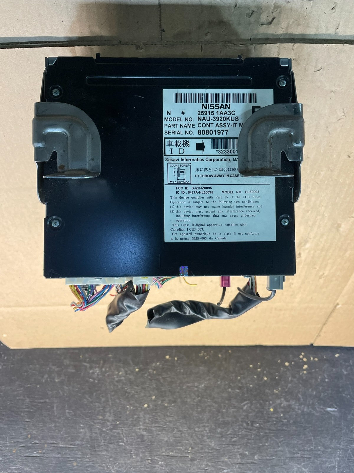 2009 - 2010 Nissan Murano Maxima Radio CD Navigation w1289 DG4