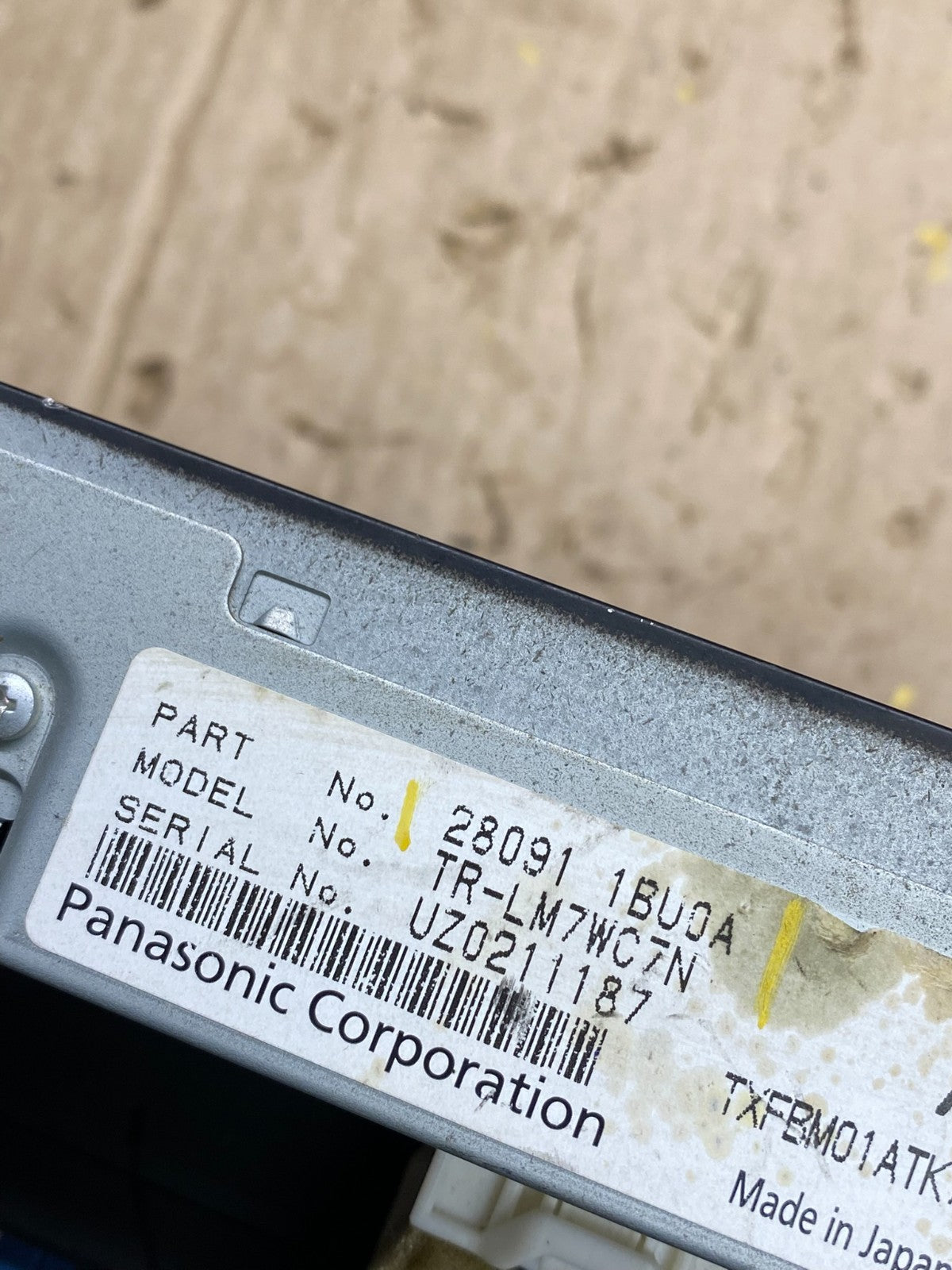 2011 - 2012 Infiniti G35 Information Display Screen 280911BU0A OEM x1994 DG5