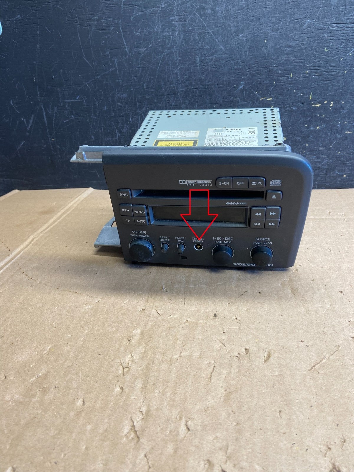 1999-2004 Volvo S80 Radio AM FM CD Cassete Tape Player Radio AI6370 DG1