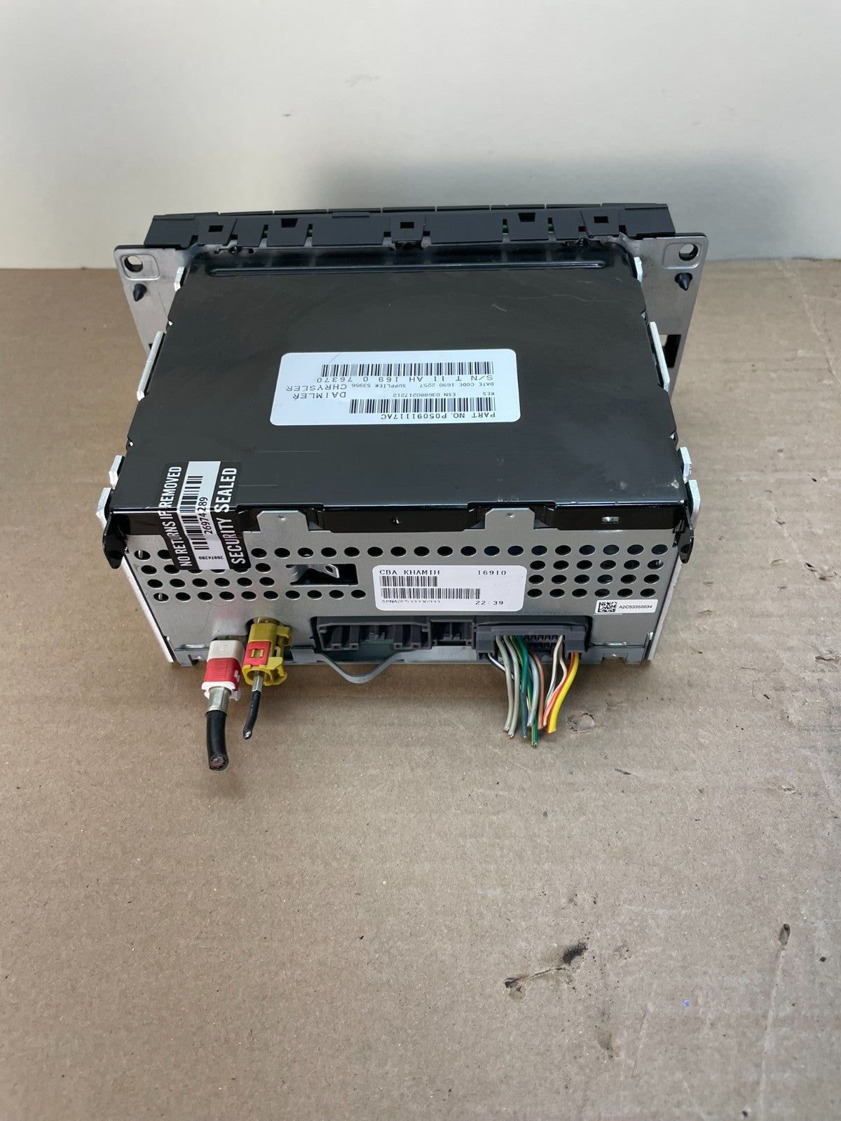 2007-2012 Chrysler Dodge Jeep Ram Radio CD MP3 AUX Receiver AI0558 DG8