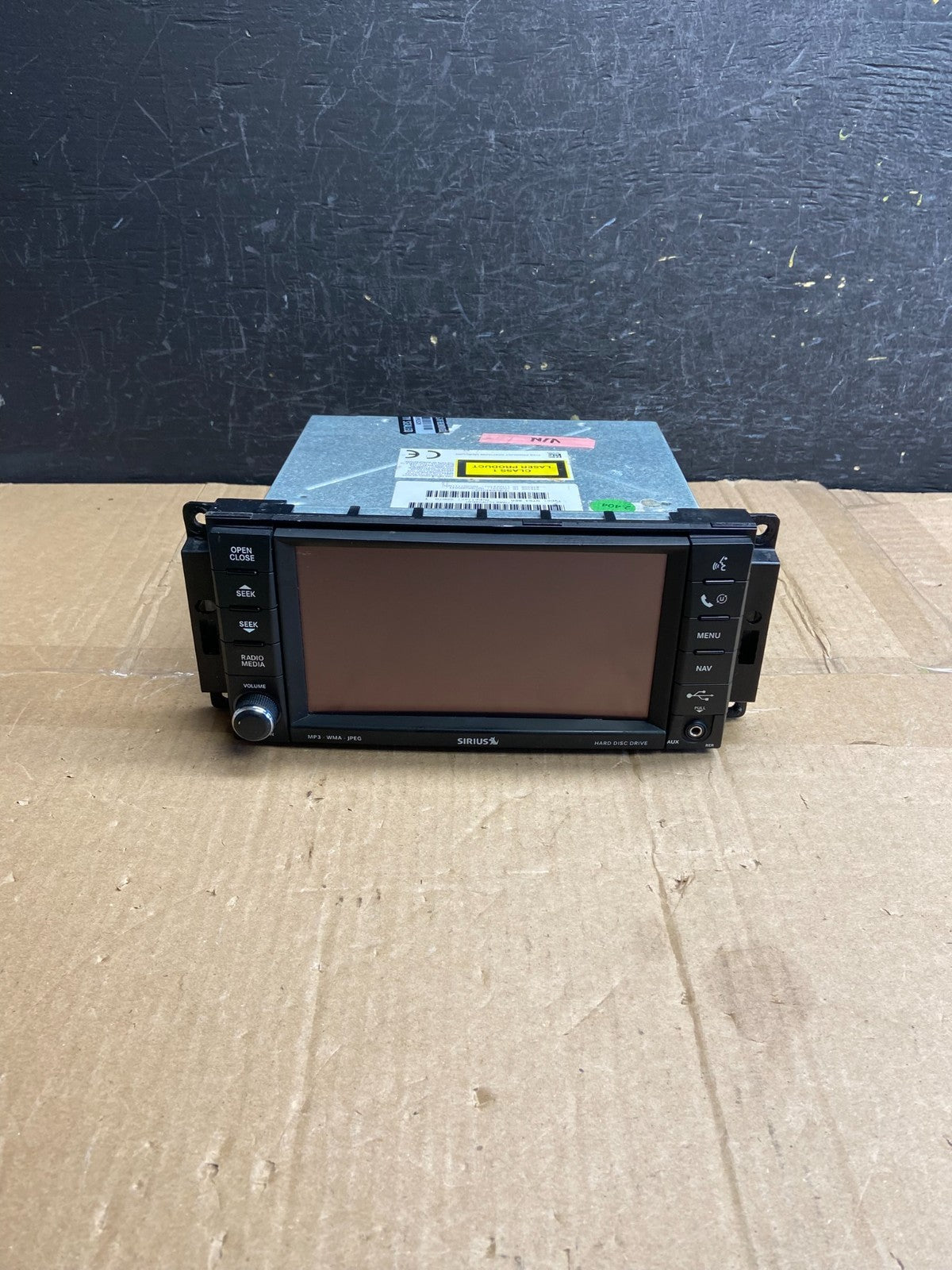 2008 2010 Jeep Dodge Chrysler Screen Display CD Player Satellite Radio AF6097 DG0