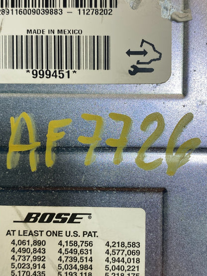 2008 to 2013 Cadillac CTS Stereo Audio Amplifier 20869451 af7726 DG3