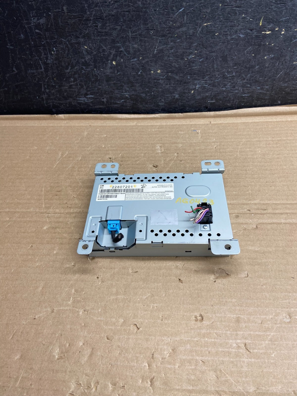 2010 - 2011 Chevrolet Equinox Radio Display Screen Information Dash Oe AG0423 DG4