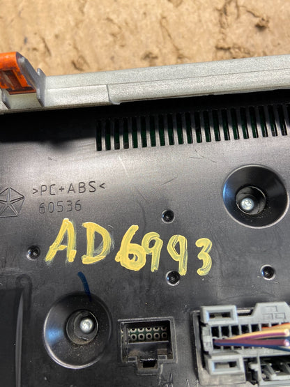 2011-2013 Jeep Grand Cherokee Center Radio Climate Control Bezel Vent AD6993 DG6
