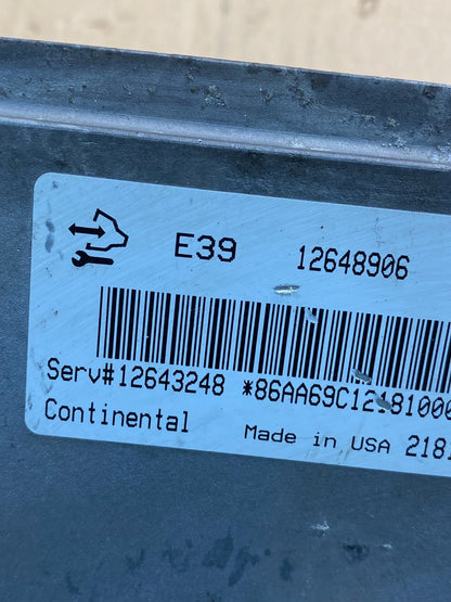 2012 - 2016 Chevrolet Equinox Ecu Engine Control Module Ecm 12648906 AH7380 DG2