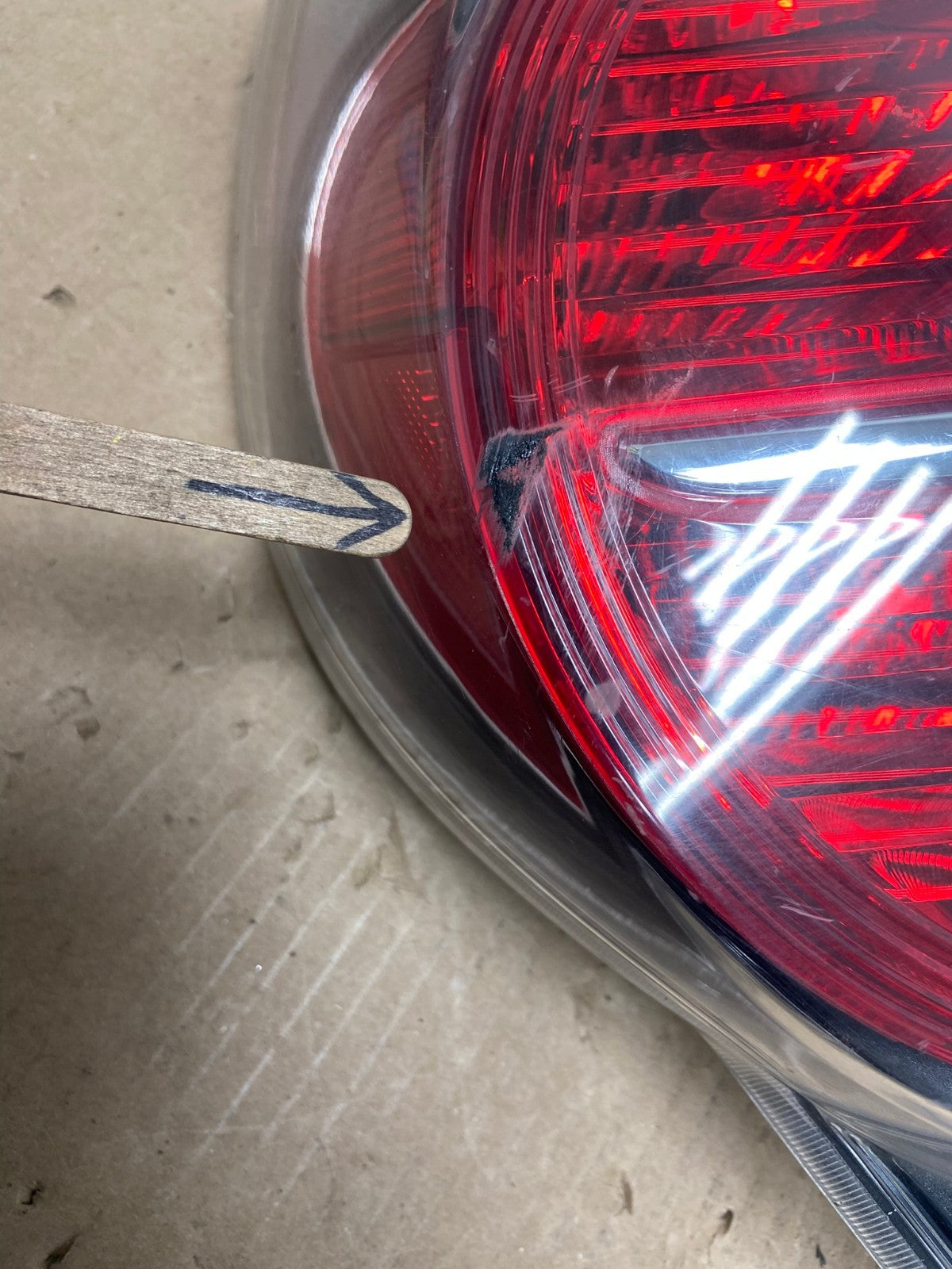 2013 2014 2015 Chevrolet Spark Left Driver Side Tail Light AG5944 LK4