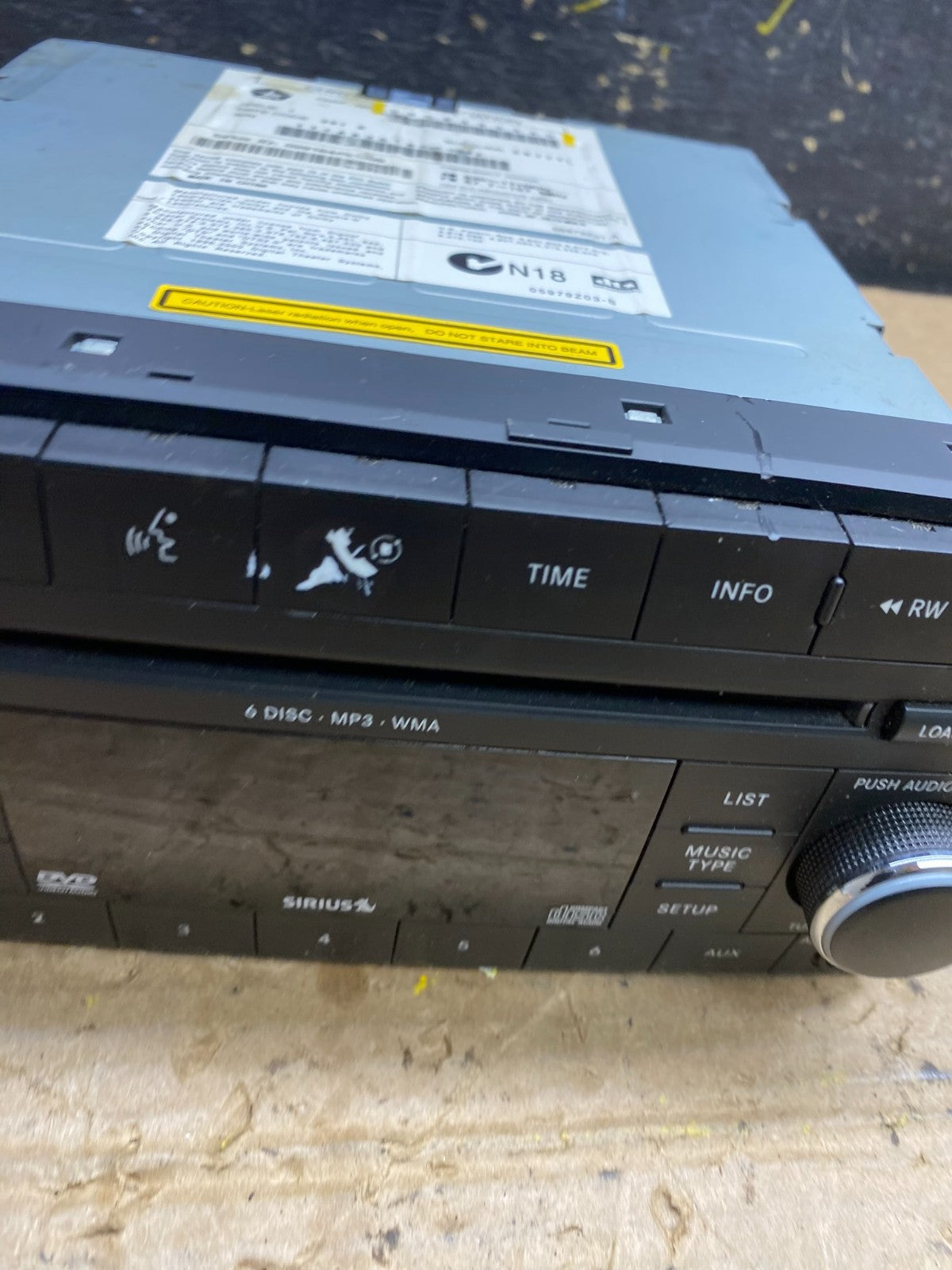 2007-2012 Chrysler Dodge Jeep Ram Radio CD MP3 AUX Receiver W9771 DG1