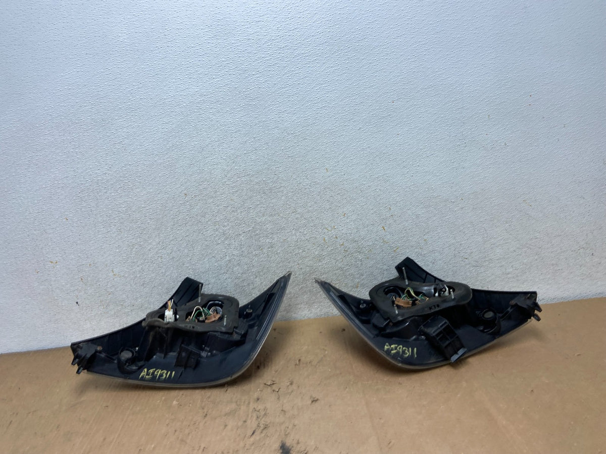 2007 to 2010 Scion TC Left + Right Set Black Tail Lights AI9311 LK7