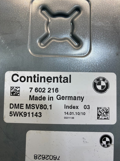 2007 - 2011 BMW 328i 528i E90 ECM ECU Engine Computer 7602216 AB3679 DG2