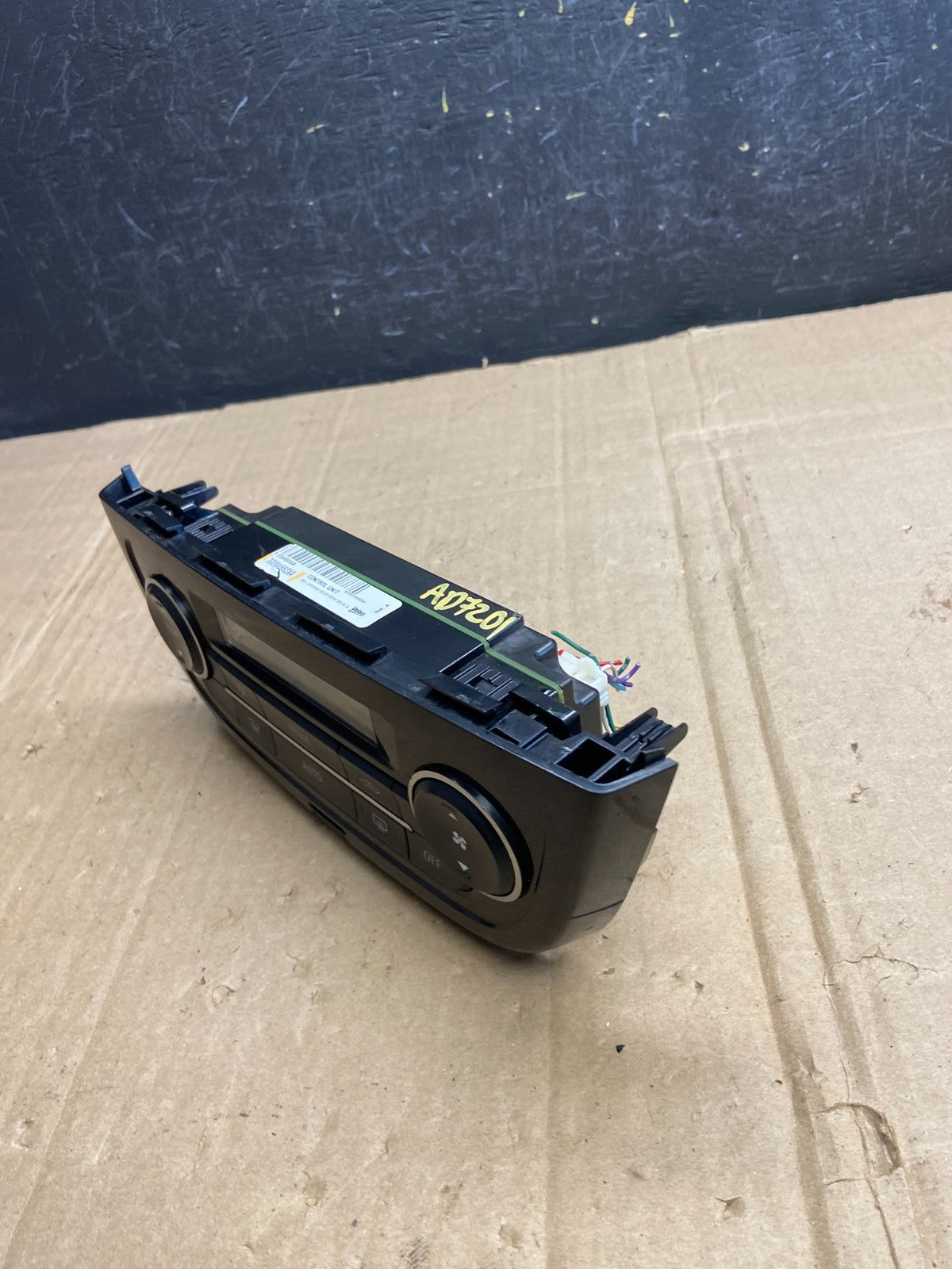 2015 to 2017 Mitsubishi Mirage A/C Heater Climate Control Unit Switch AD7201 DG2