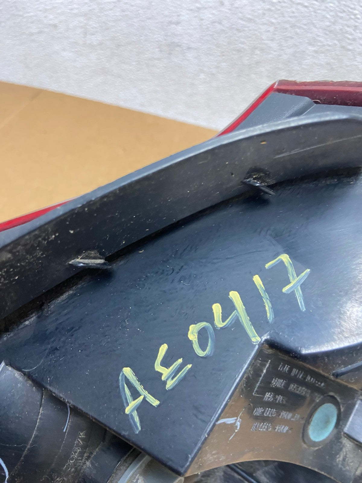 2003-2007 Saturn Ion Left Driver LH Side Tail Light Tail Light AE0417 LK8