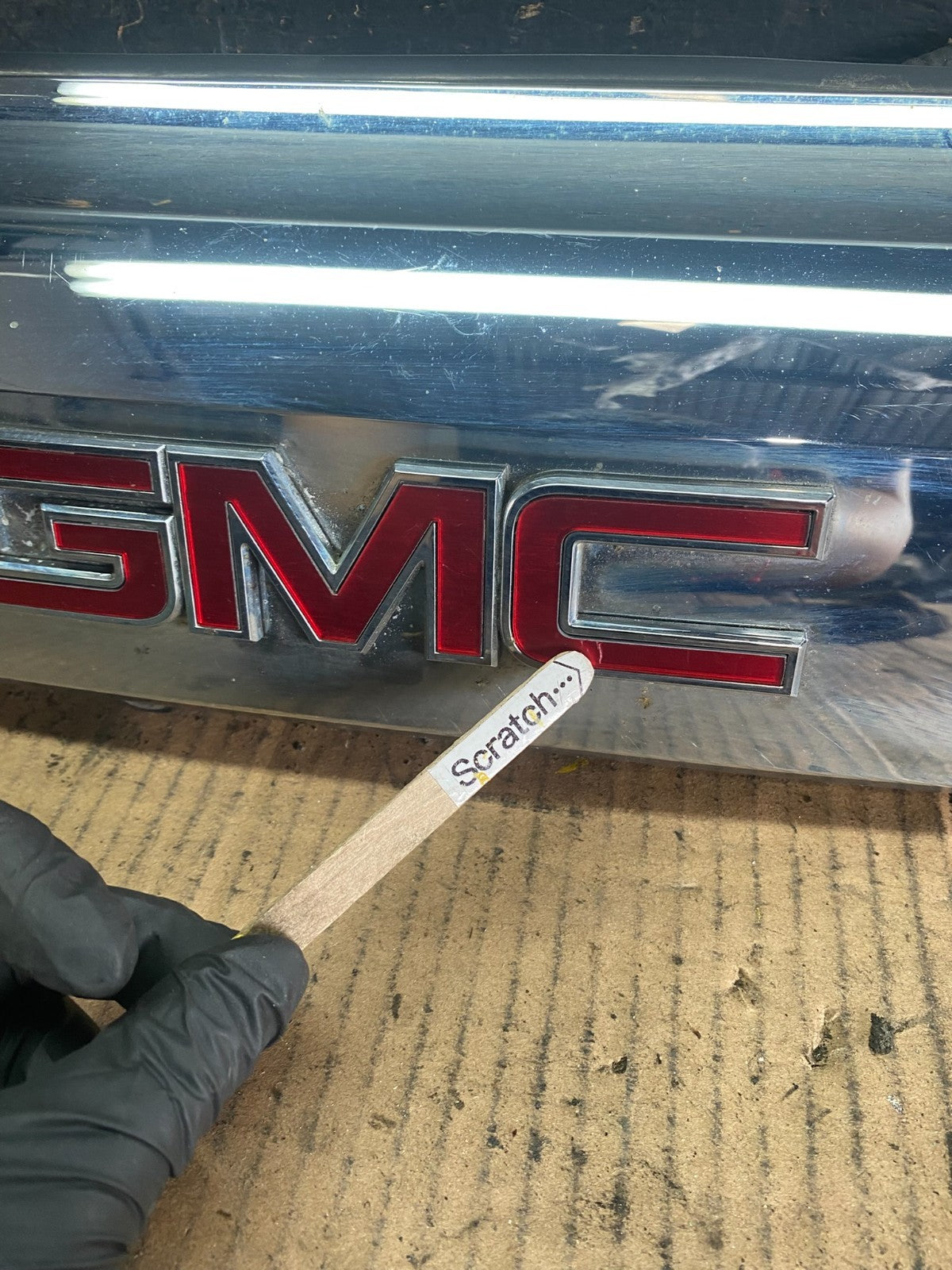 2010-2015 Gmc Terrain Lift Gate Handle Trim Back Up Camera Chrome Panel S6025 DG6