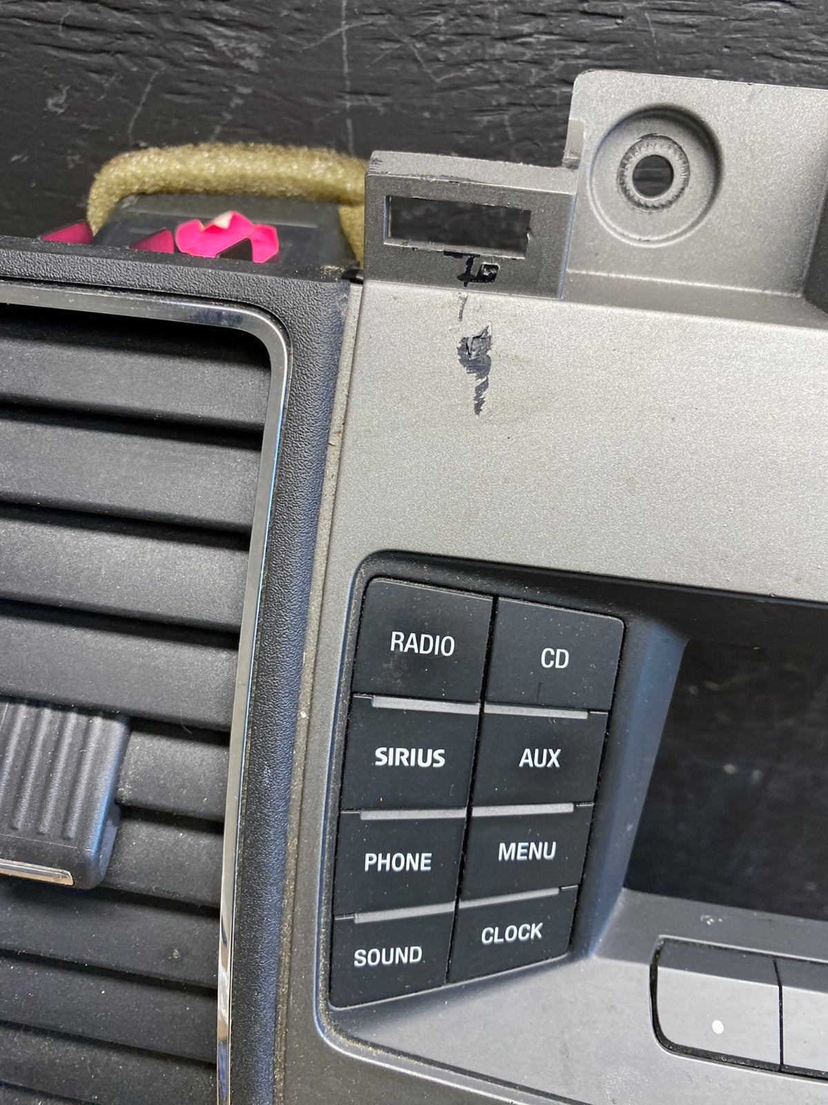 2010-2012 Ford Taurus Front Center Console Climate Radio Control Panel AC6485 DG1