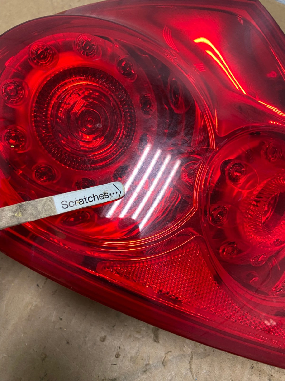 2007 to 2013 Infiniti G35 G37 Sedan Left Driver LH Side Tail Light AD0573 LK3
