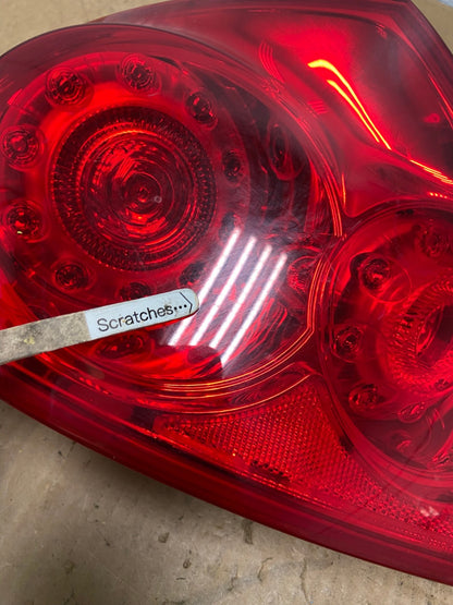2007 to 2013 Infiniti G35 G37 Sedan Left Driver LH Side Tail Light AD0573 LK3