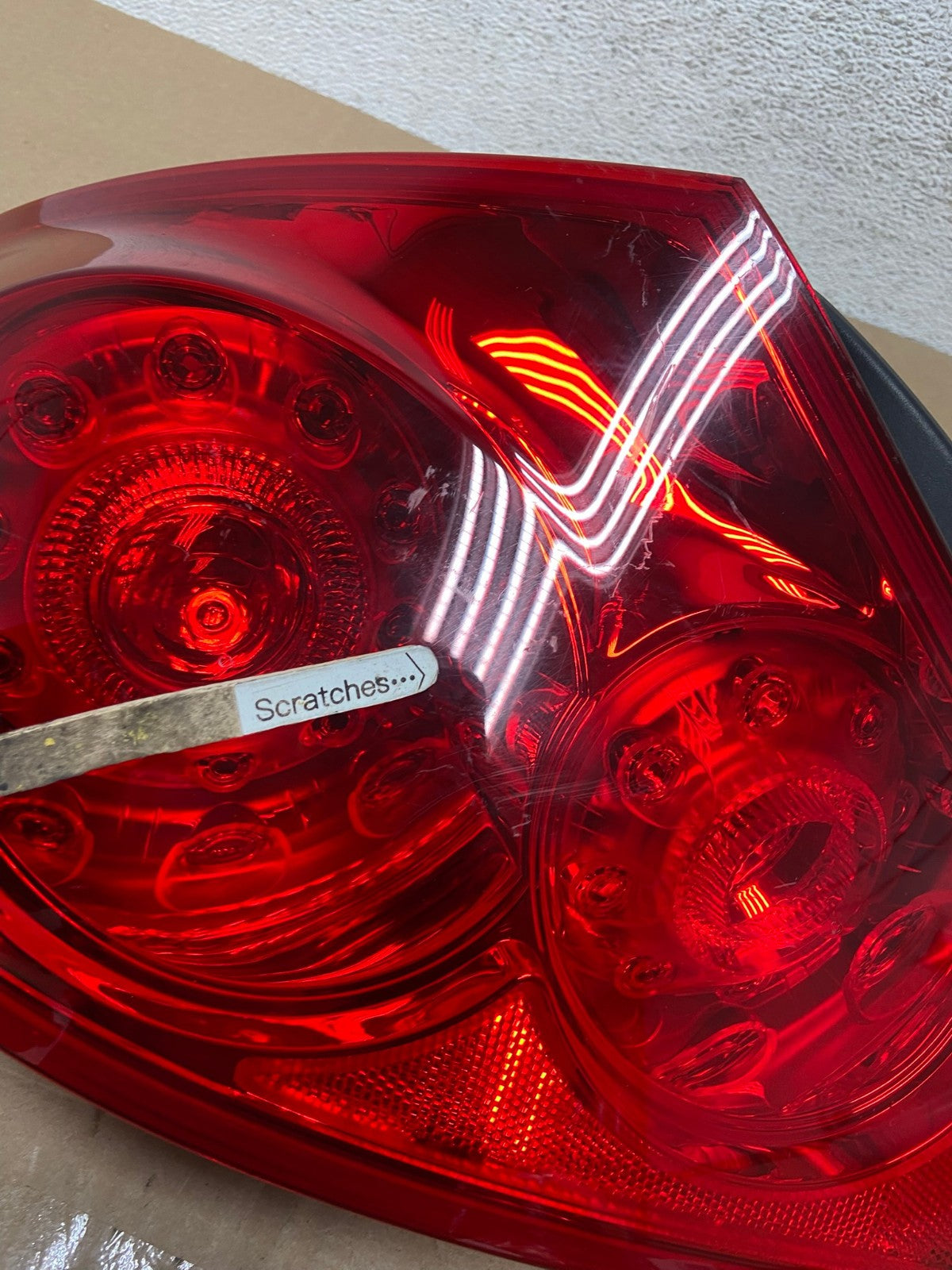 2007 to 2013 Infiniti G35 G37 Sedan Left Driver LH Side Tail Light AE4923 LK3