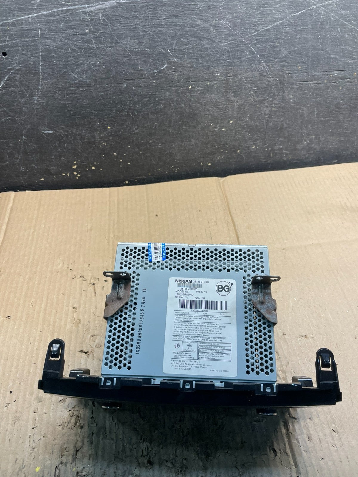 2013 to 2015 Nissan Altima Radio Cd Mp3 Player AUX Port X4158 DG4