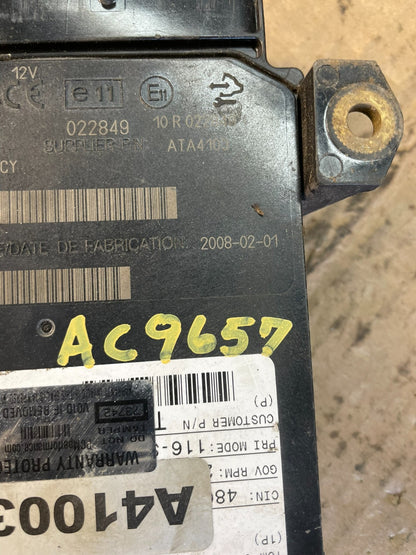 Allison Transmission Control Module 29545322 AC9657 DG3