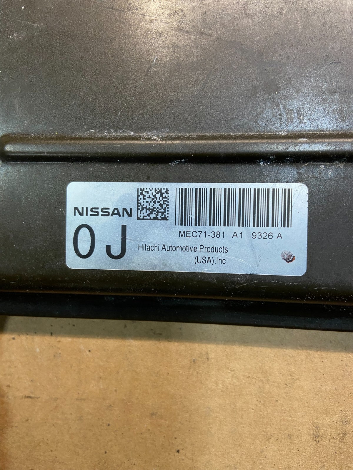 2009 Nissan Pathfinder Ecm Ecu Engine Control Computer mec71-381 a1 z2270 DG3