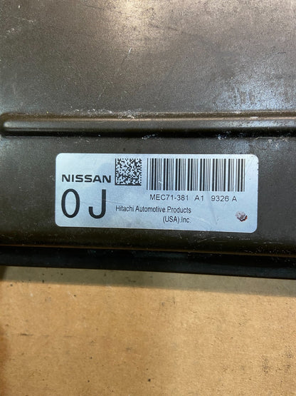 2009 Nissan Pathfinder Ecm Ecu Engine Control Computer mec71-381 a1 z2270 DG3