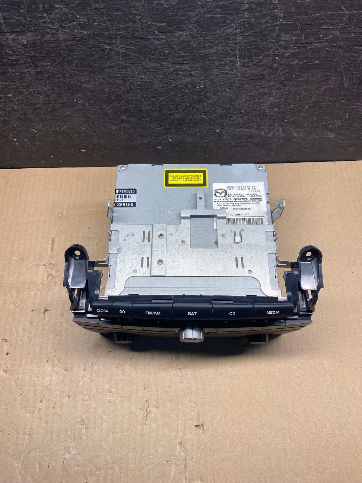 2008 2009 Mazda 3 Radio Stereo CD MP3 Player Control AI4785 DG3