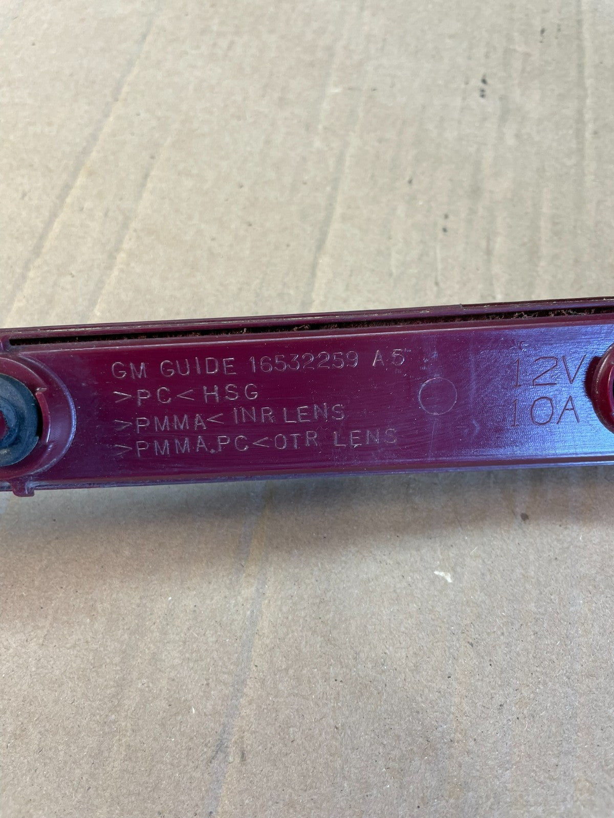 2005 2006 2007 Cadillac Sts Center Trunk Third Brake Led Tail Light Oe AC2091 DG6