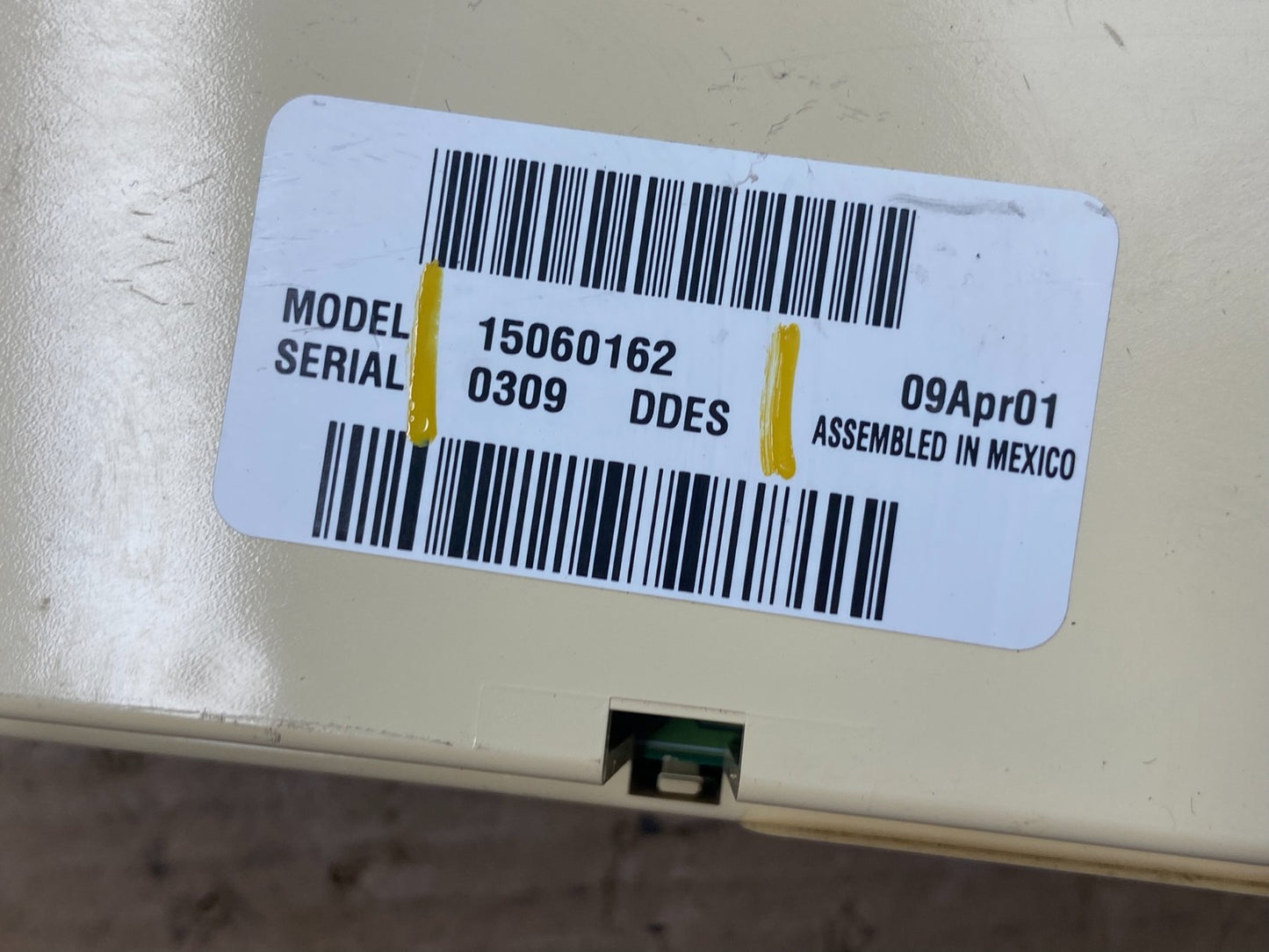 1999 to 2002 Chevrolet Silverado HVAC Heater Climate Control Module AE4114 DG5