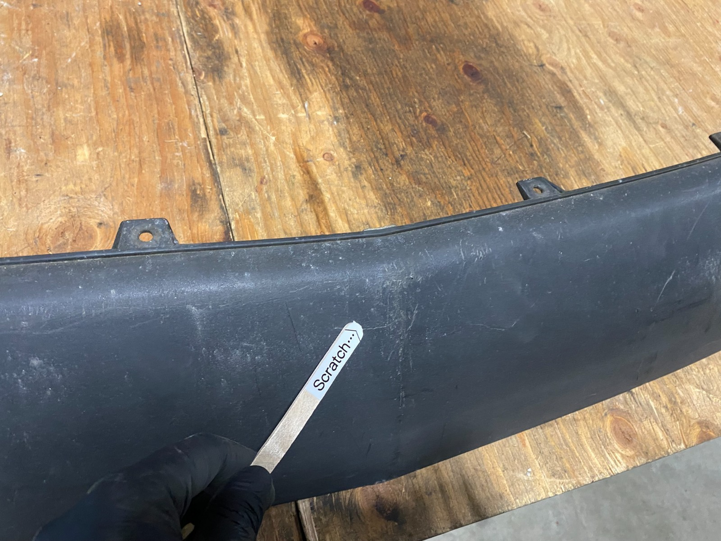 2009 to 2012 Lincoln MKS Rear Lower Bumper Cover Valance OEM X0303 PS2