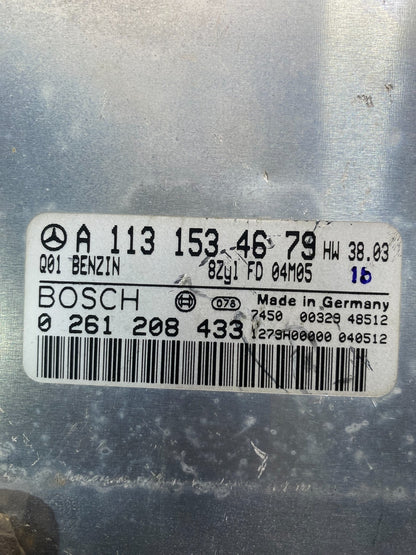 2000 to 2006 Mercedes S430 S500 ECU ECM Engine Control Module Unit AD3516 DG2