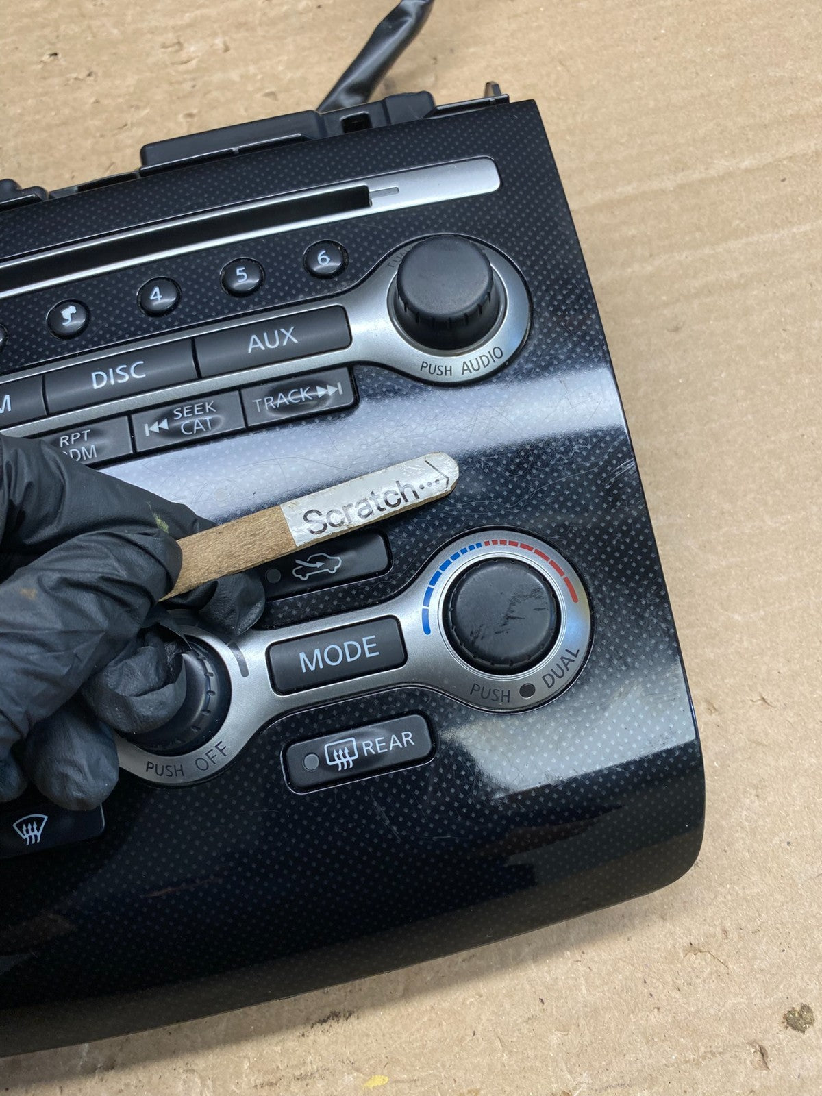 2009 2011 Nissan Maxima Radio Audio Panel Climate Control Bezel Trim AG6449 DG2